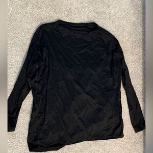 Alo Black Long Sleeve Top